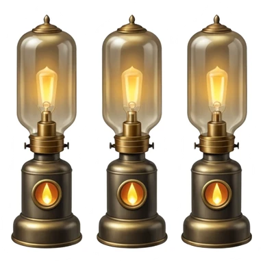 paraffin lamps sticker