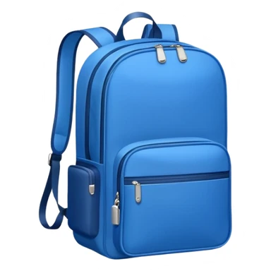 blue school bag sticker