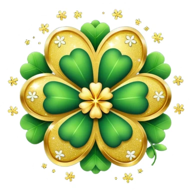 real cosmos star, but with clover, to make star look like lucky star, but main point is star sticker