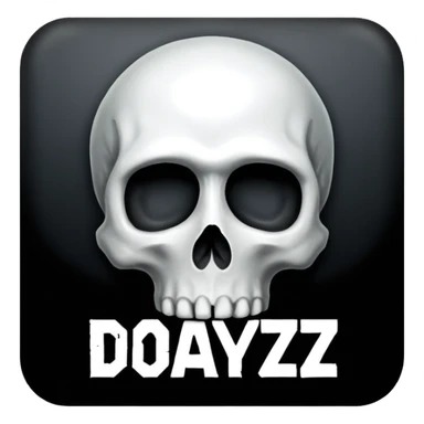 THE dayz logo saying “You Are Dead”  sticker
