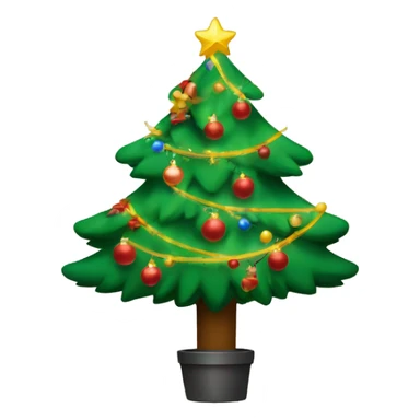 Christmas tree  with gifs and  ྀིྀི￼ sticker