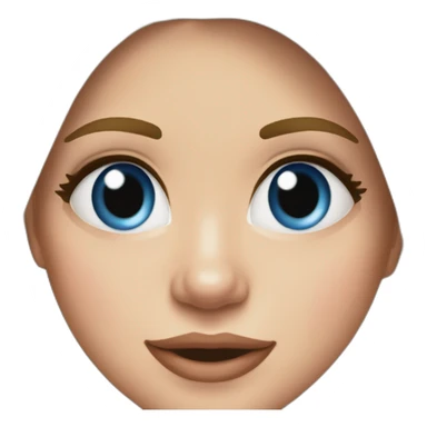 Meghan Taylor' face with her blue eyes dressed as Santa sticker