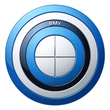 Create BMW logo Emoji sticker