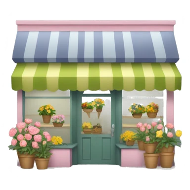 Florist shop sticker
