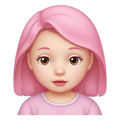 New baby girl sticker