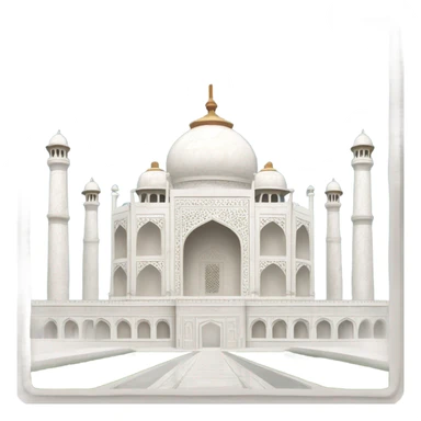 Taj mahal sticker