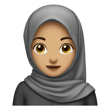 mädchen mit hijab sticker