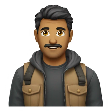 мужчина играет в пабг sticker