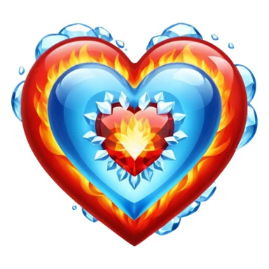 ❤️‍🔥💙 sticker