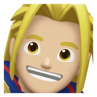 all might qui sourit sticker