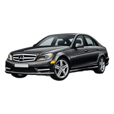 Mercedes c300 w204 facelift sticker