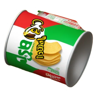 Pringle’s chips sour cream and onion flavor sticker