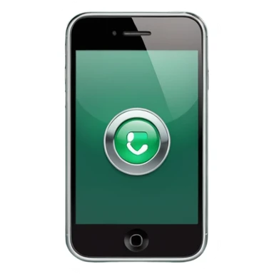 dark green geotag pointing to map on dark green iphone display sticker