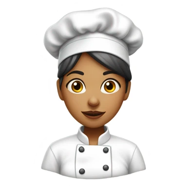 Female Chef kissing their fingertips sticker