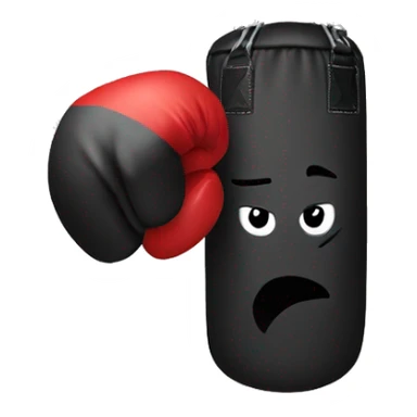 Punching bag sticker