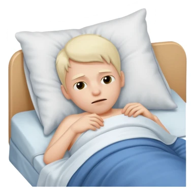 a boy who is sick forever  sticker