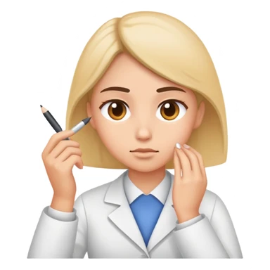 taking a test sticker