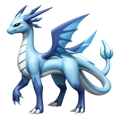 lugia-dialga-suicune-Glaceon-hybrid, full body sticker