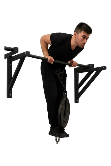 uomo che fa il Muscle Up sticker