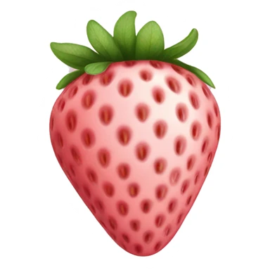 light pink strawberry sticker
