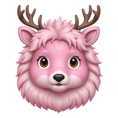 Light pink deer sticker