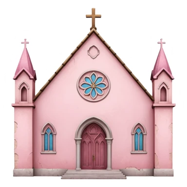 pink chapel sticker