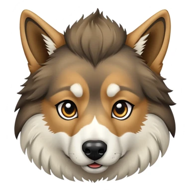 A German shepherd/husky mix if it was a horse sticker