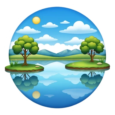 A pond is a small, still body of water—usually smaller than a lake—often shallow enough for sunlight to reach the bottom in most areas. It can be natural, formed by springs or rainfall collecting in a low area, or man-made, like a farm or garden pond. sticker