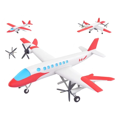 mosquito airport with mosquitoes as airplanes sticker