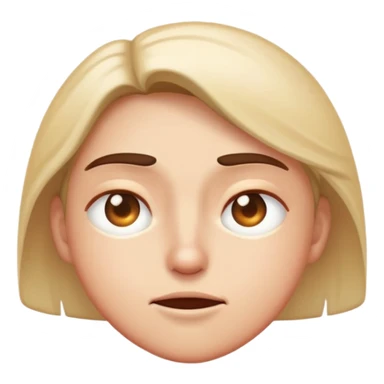 squinting at bright light sticker