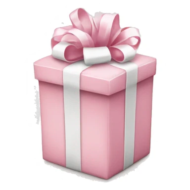 Light pink Christmas gifts under a white Christmas tree  sticker