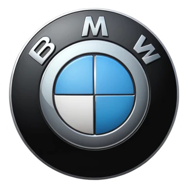 Bmw logo sticker