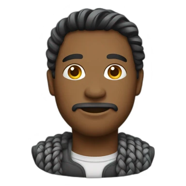 Métisse homme tressé sticker