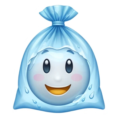 plastik kresek isi air sticker