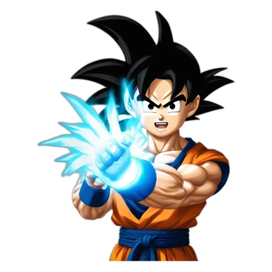 Son Goku Kamehameha sticker