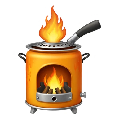 hobo stove flame sticker