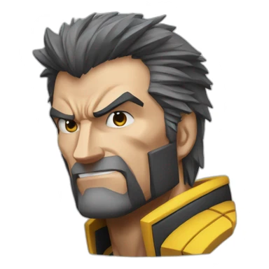 Wolverine x men artiglio sticker