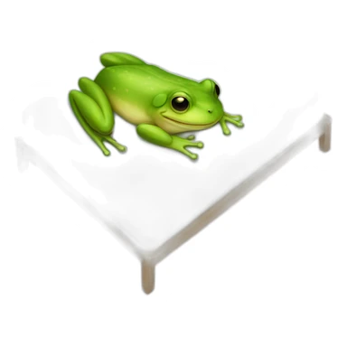 Frog sleep sticker