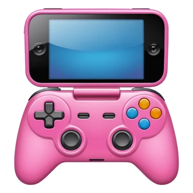 gaming console pink sticker