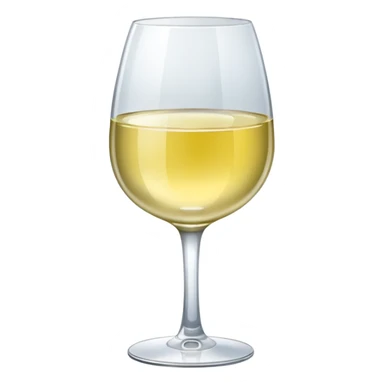 glass of white wine  sticker