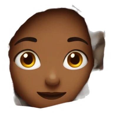 Girl in bed with blanket sticker