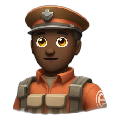 Team fortress two soldier sticker
