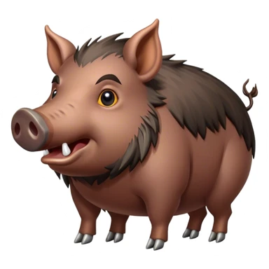 wild boar sticker