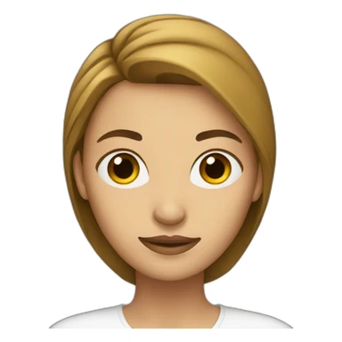 Women with long forhead sticker