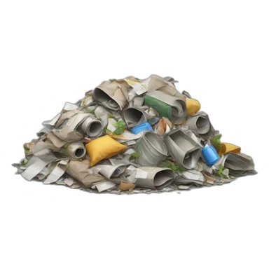 useless pile of trash sticker