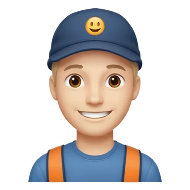 Make me stickers - a guy in a cap sticker