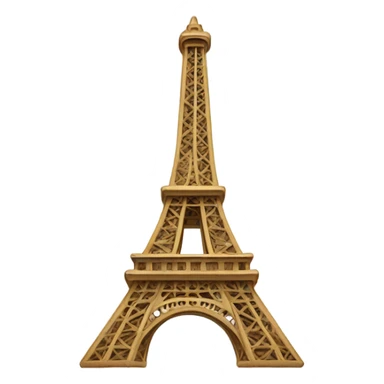 eiffel tower with a bow sticker