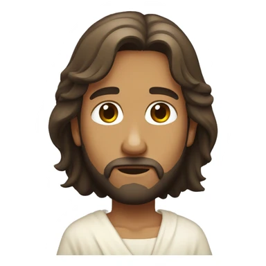 Jesus abraçando um jovem sticker