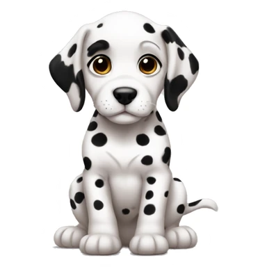 dalmata baby sticker