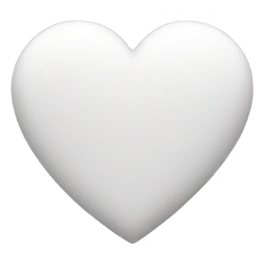 need white heart small and big heart emojis sticker